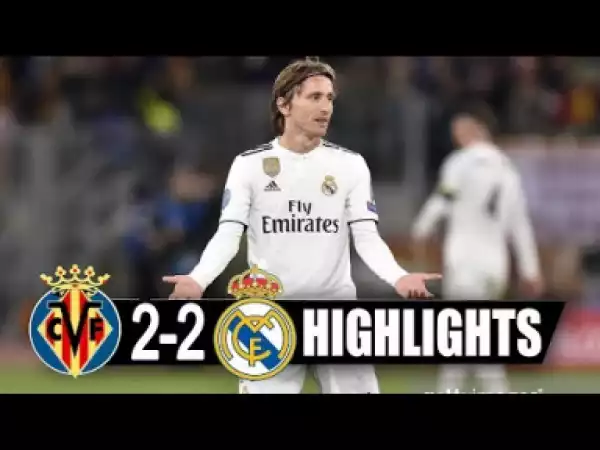 Real Madrid vs Villarreal 2-2 All Goals & Highlights 03/01/2019